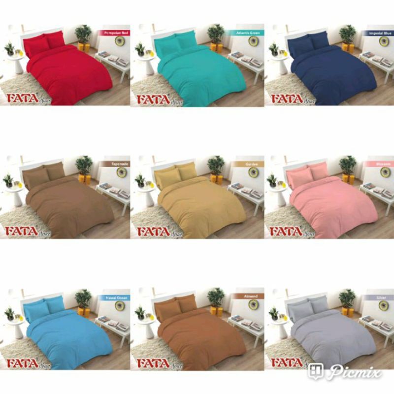 FATA - SPREI KING FATA POLOS EMBOSS UK 180X200