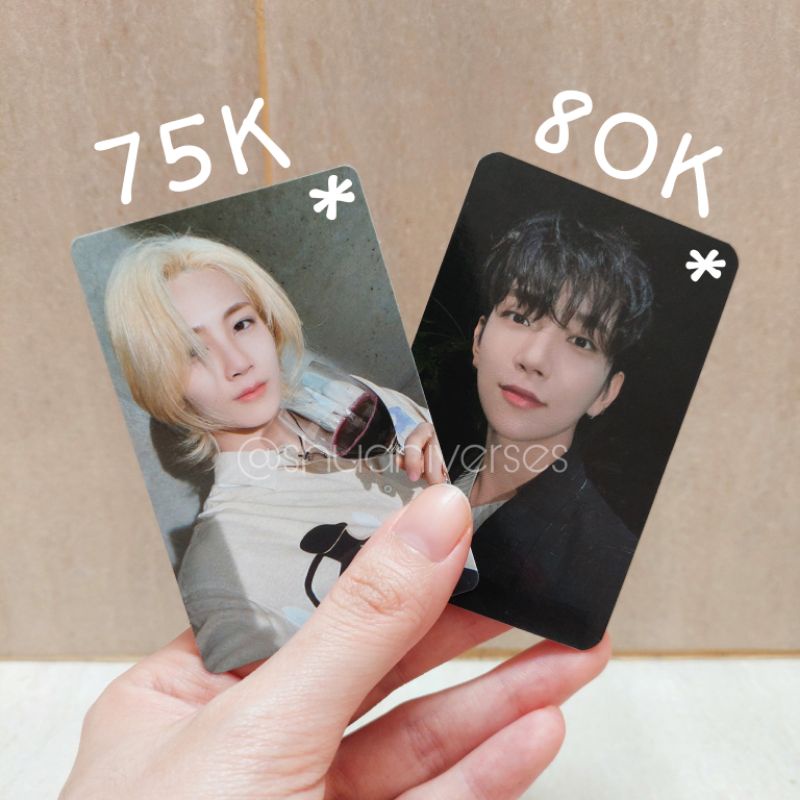 [ALL BOOKED] SEVENTEEN ATTACCA PHOTOCARD — JEONGHAN OP 1 & JOSHUA INTERPARK POB — han svt pc bene be