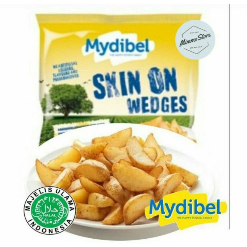 Kentang mydibel skin on wedges 2,5KG