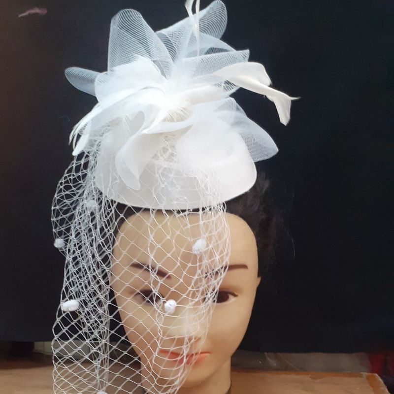 Topi Fascinator Jala #190-Headpiece Pesta Wanita