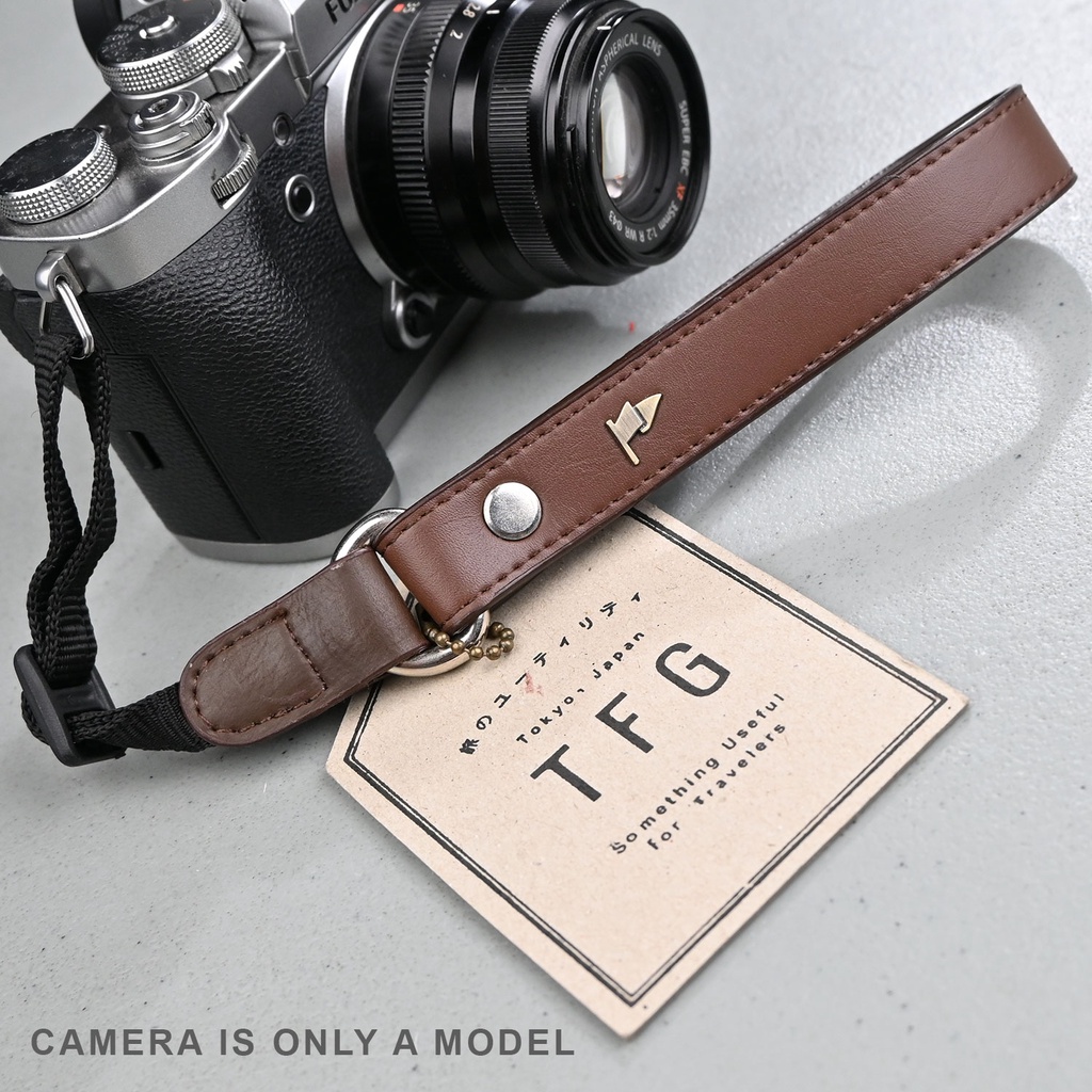 TFG Camera Hand Strap Kobuki Kulit Asli