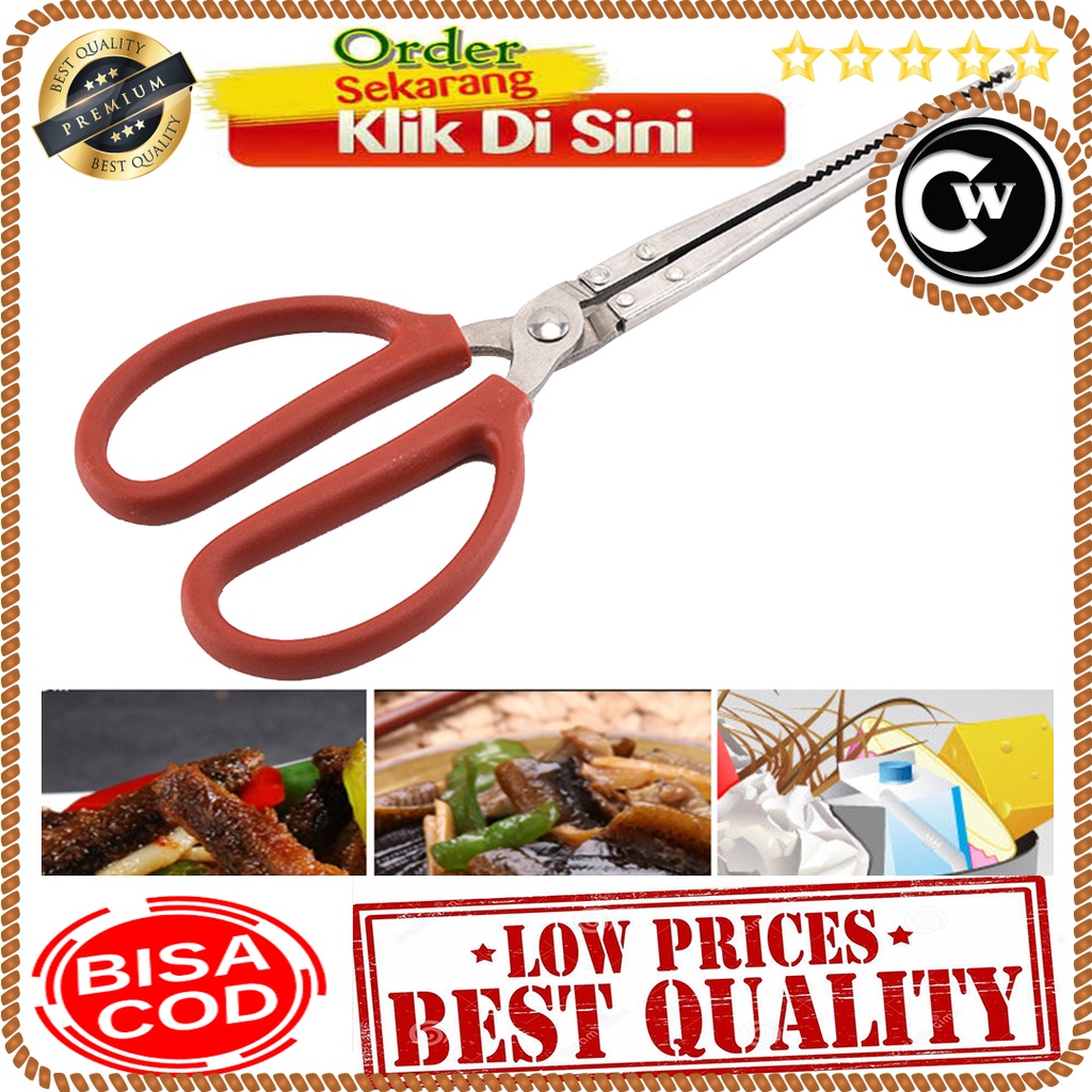 Gunting Capit Pengambil Kepiting Belut Gurita Crab Tongs Gunting Capit Pengambil Kepiting 38cm Flat