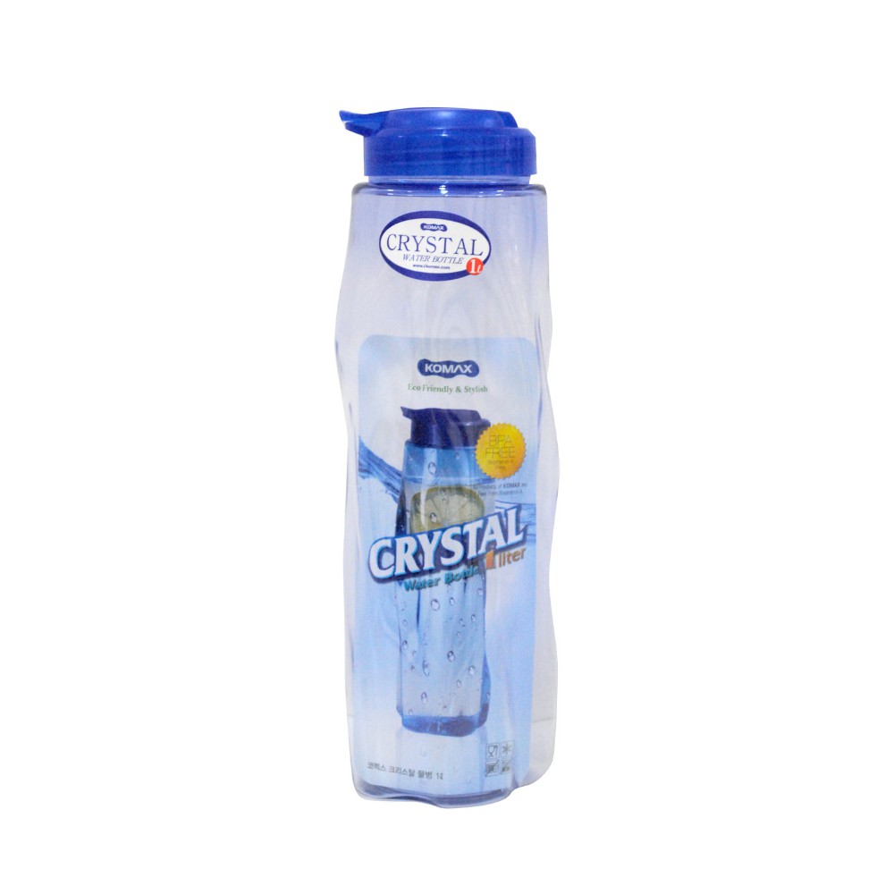 Komax Crystal Botol Minum / Water Bottle 1L Biru (BTN CRS BL)