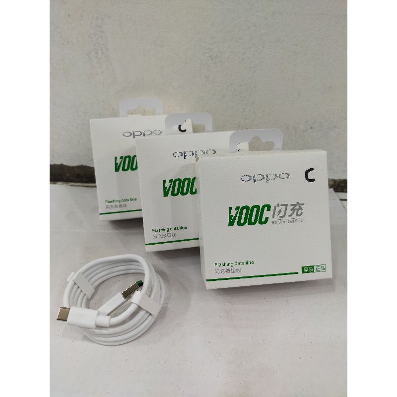 Kabel data oppo original type C USB cable VOOC kabel charger oppo type C