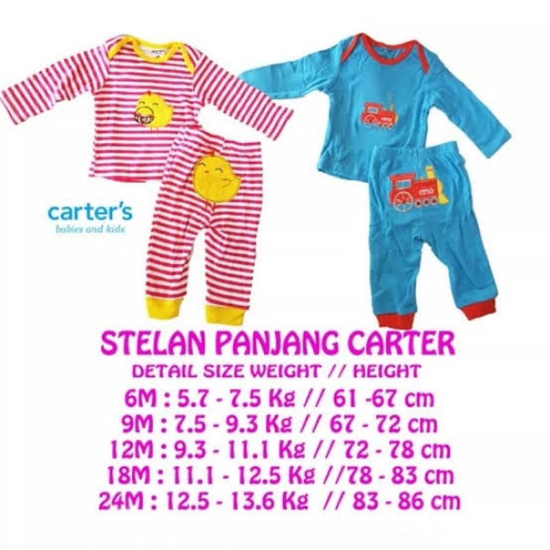 SETELAN CARTER BLUEFLY 2 PASANG/2sET