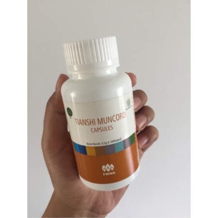 MUNCORD PRODUK TIENS HERBAL ORI MEMBANTU MEMELIHARA KESEHATAN (Isi 100 Kapsul/botol)