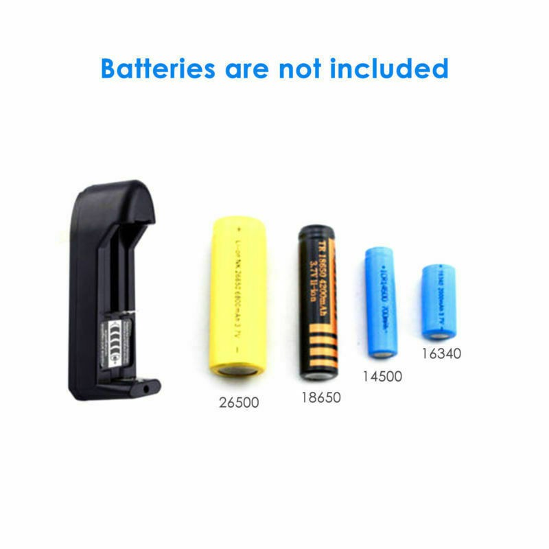 Universal Rechargeable Battery Charger for 18650 16340 14500 26650 Li-ion Senter Baterai Batere