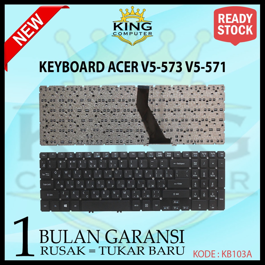 Keyboard Acer ASPIRE V5-571 V5 531 V5 551 V5 572 V5 573 black