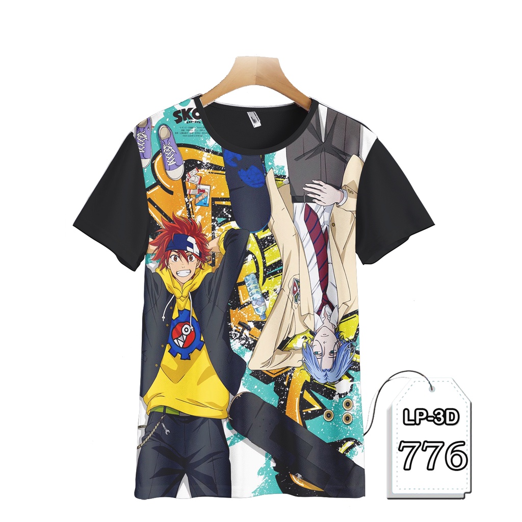 KAOS SK8 THE INFINITY ANIME FULL PRINTING KAOS T-SHIRT ANAK DAN DEWASA 3D Premium #LP3D-776
