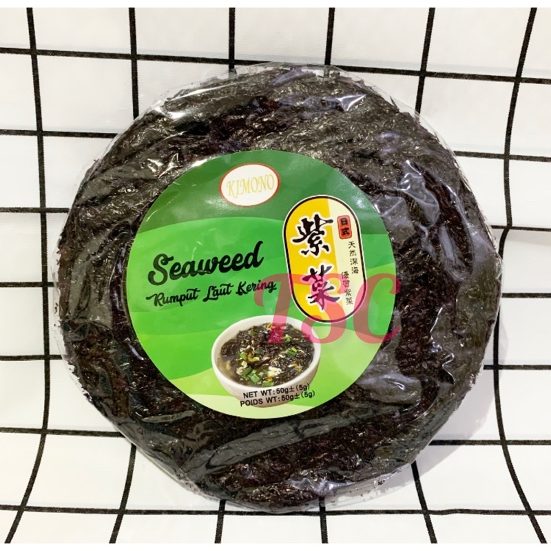 

Kimono Seaweed 50 gram Kimono Rumput Laut Kering