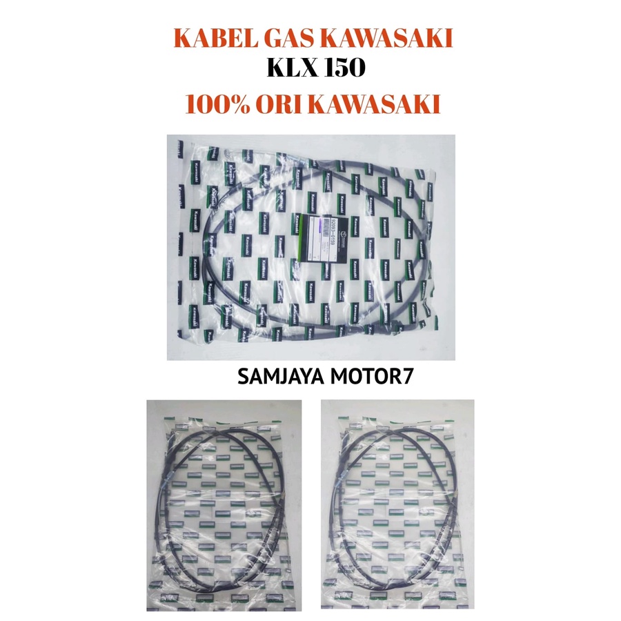 KABEL GAS KLX 150 ORI CABEL KLX MOTOR KAWASAKI ORI TALI GAS KLX 150