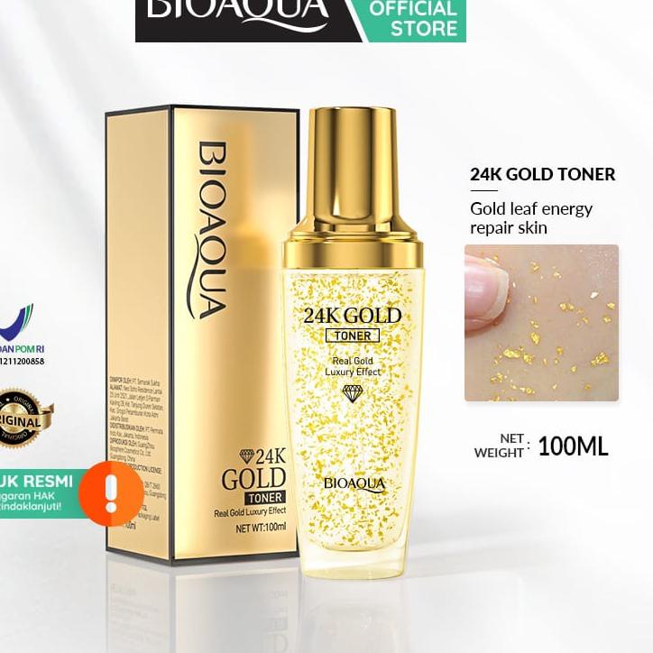 『BIGGER & BETTER』 BIOAQUA 24K Gold Essence Cream 50g | Skincare Serum Toner | Face Wash Cleanser Pem
