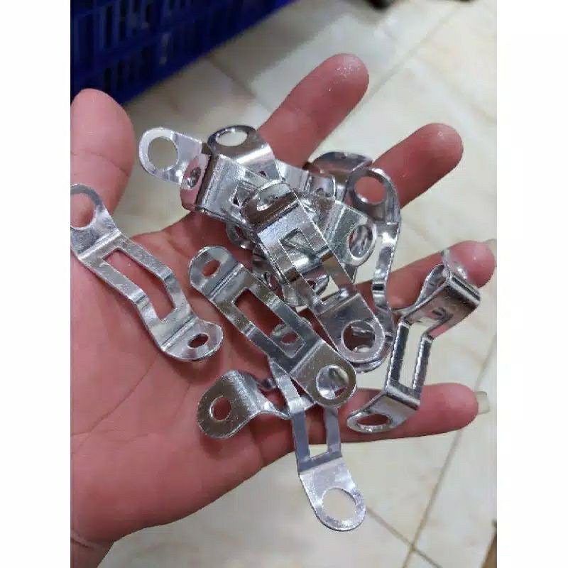 BREKET TABUNG MINYAK REM / MASTER REM CNC / KAWAT TIANG TABUNG MASTER REM CHROME CNC UNIVERSAL IMPORT