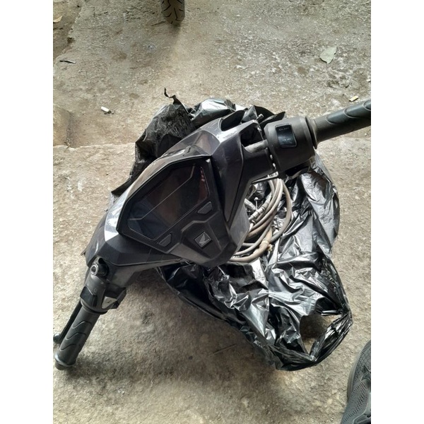 Stang stir set speedometer saklar kanan kiri Vario 150 Fi new led original copotan