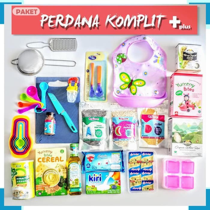

Makanan Bayi Organik 2206 Paket MPASI PERDANA 6 bulan komplit Makanan