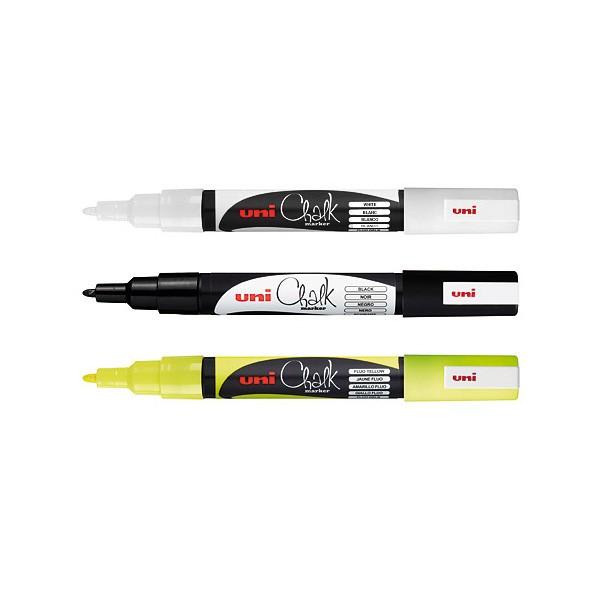 

UNI Chalk Marker PWE-3MS Marker Pen (Fine Point) Best Seller