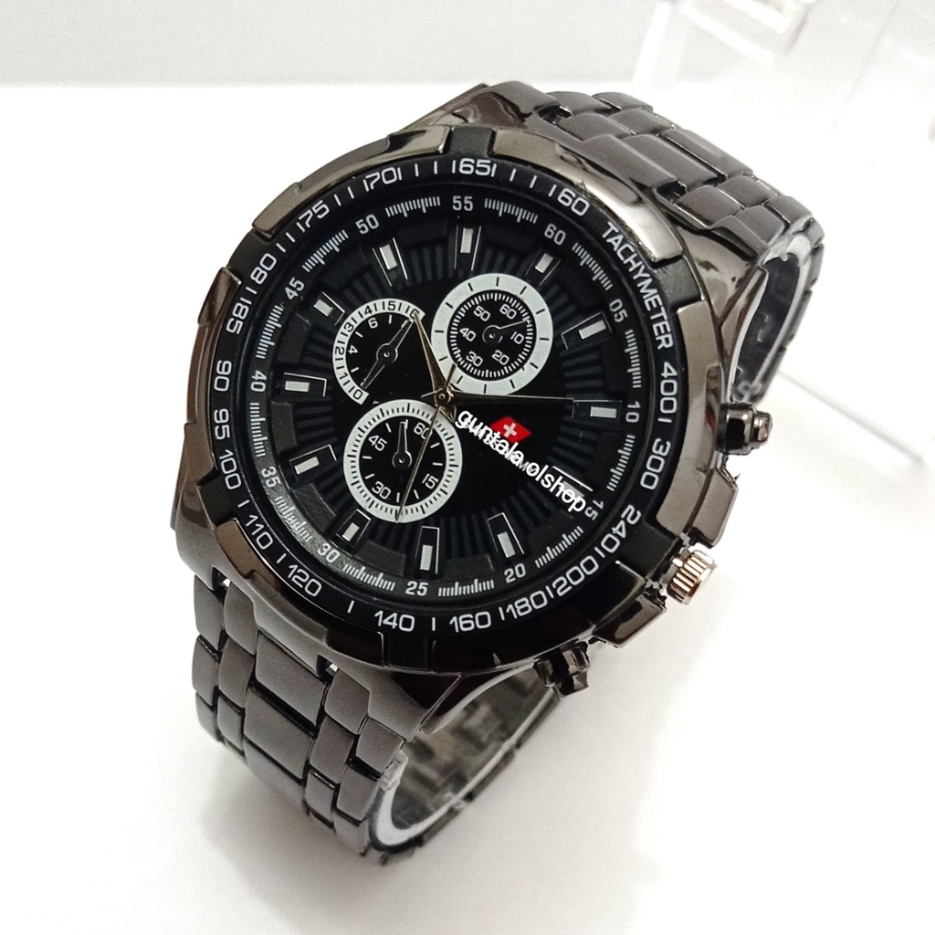 Guntala Olshop,Jam Tangan Rantai Hitam Pria,Jam Tangan,Jam Tangan Pria,Jam Stainlees Steel Pria,Jam 