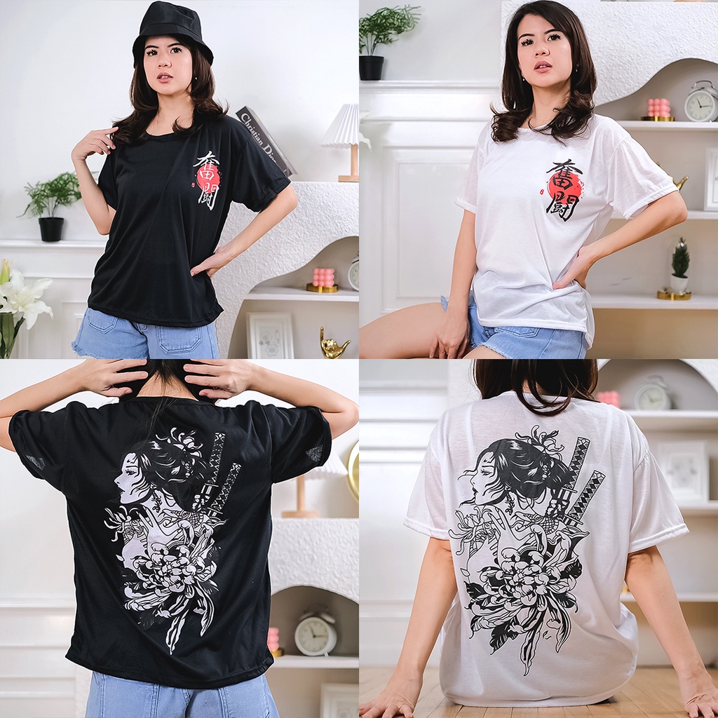 AFI - VC - Kaos Oversize Geisha Pedang (LD 106, P 65)