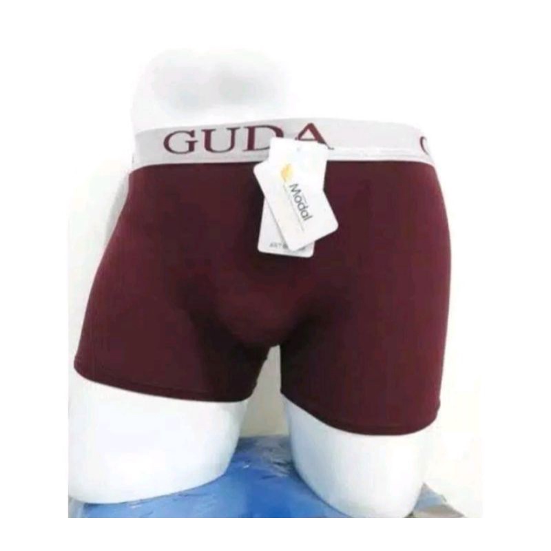 Boxer Pria Dewasa merk GUDA 6688 / Boxer Laki-laki / Boxer Import / Celana Dalam Pria