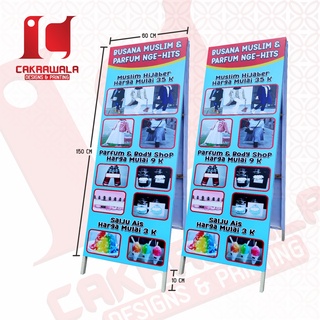 Jual STAND BANNER KAYU UKURAN 60 X 160 - SEGITIGA BANNER KAYU ...