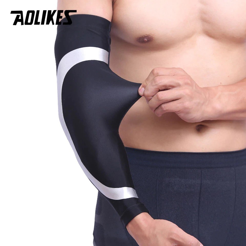 AOLIKES 7945 Long Hand Sleeve / Arm Sleeve Basket - Gym - Sepeda dll