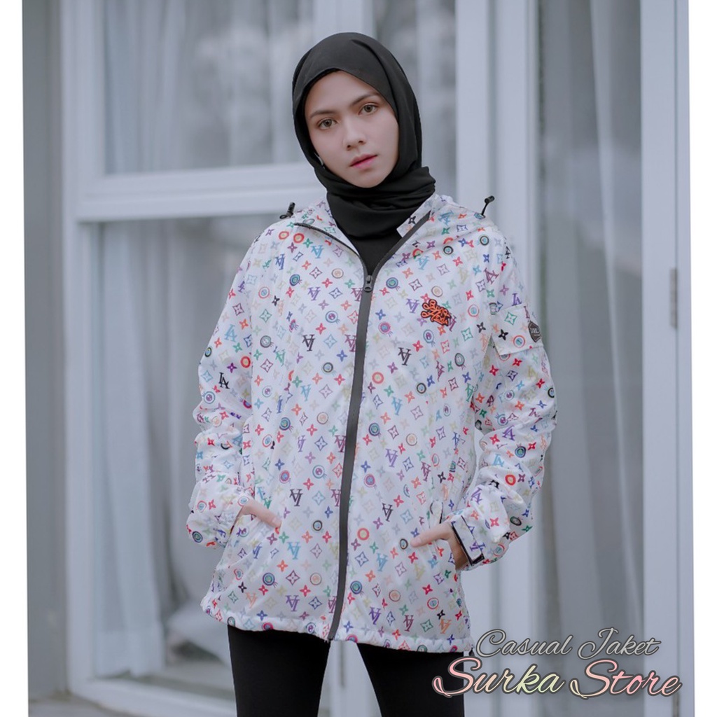 JAKET PARASUT WANITA - JAKET CASUAL WANITA - JAKET WATERPROOF - JAKET DISTRO