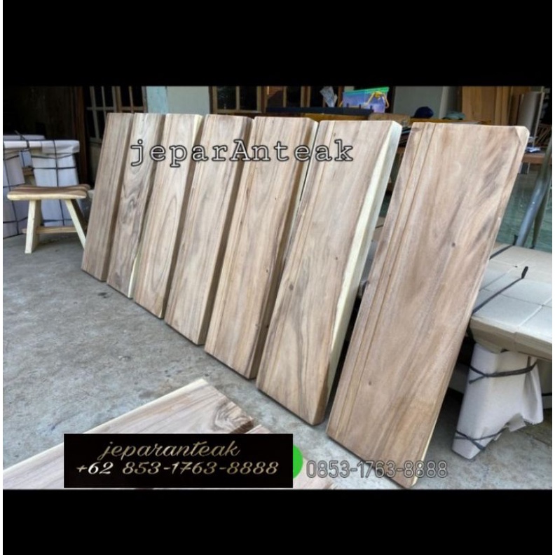 papan kayu trembesi solid
