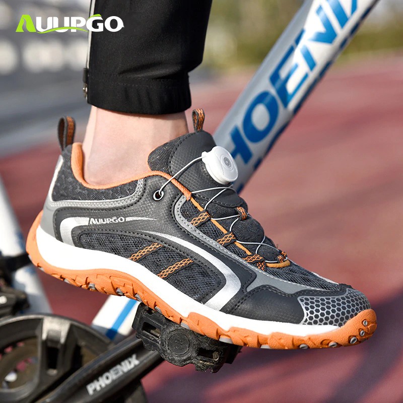 Import AUUPGO new non-locking cycling shoes road bike mtb shoes mountain bike shoe men women