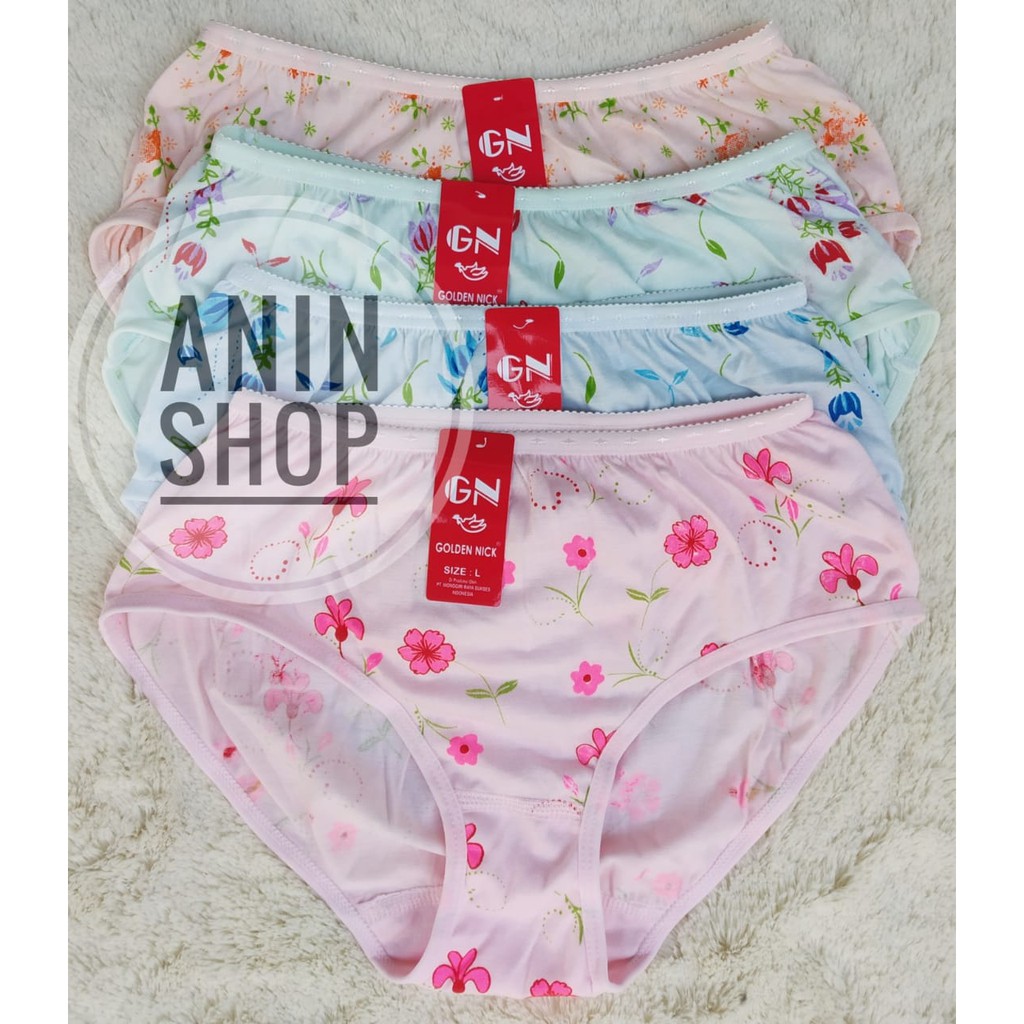CD GOLDEN NICK MOTIF | Celana Dalam Wanita Golden Nick