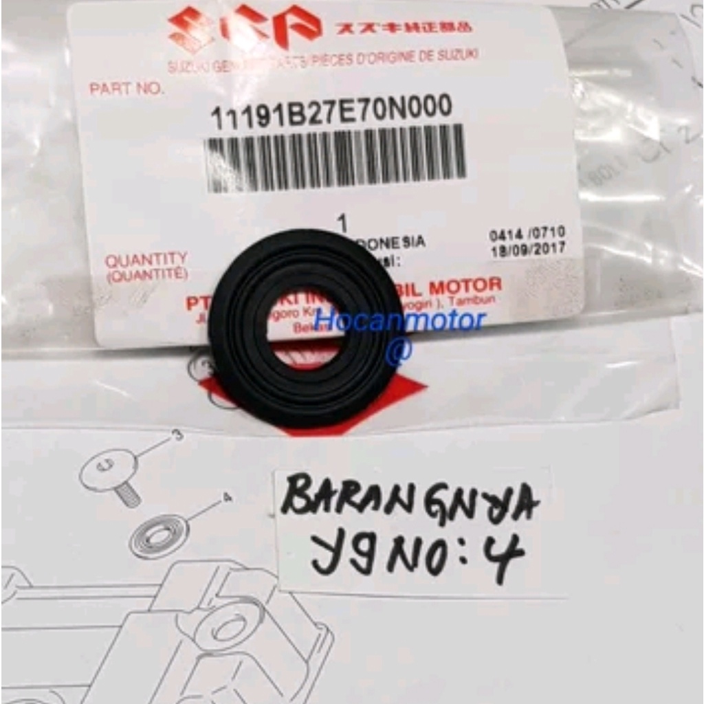 SEAL KARET TUTUP BAUT HEAD ADDRESS HAYATE LETS NEX SKYDRIVE SKYWAVE SPIN ASLI SGP