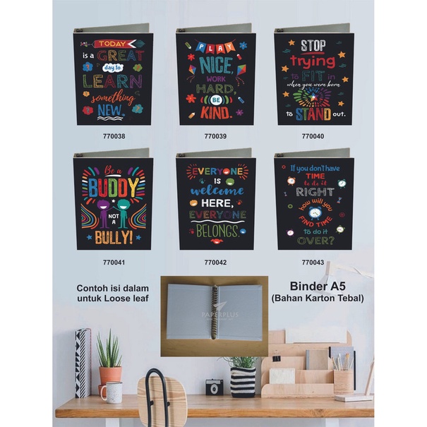 

Binder A5 / Binder Note A5 / Typography / Set 2852