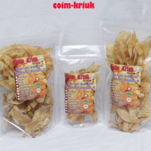 

KRIPIK PISANG MANIS 1KG TANPA BAHAN PENGAWET DAN PEWARNA MAKANAN