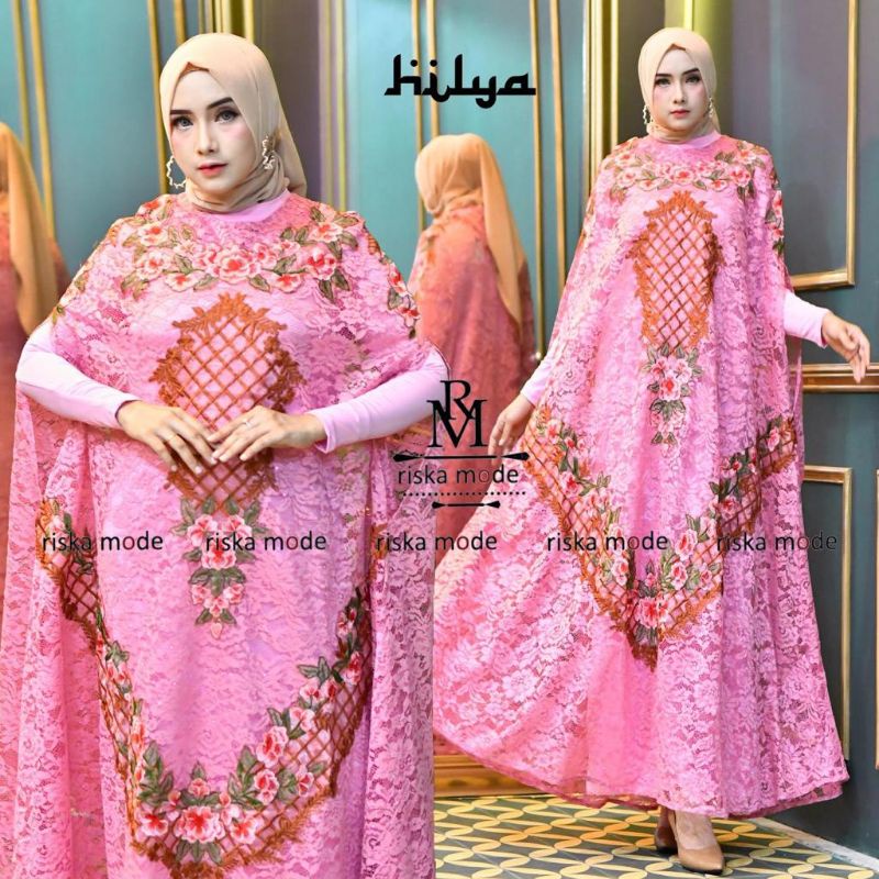 Kaftan Slavina Free Gamis Manset Original Butik