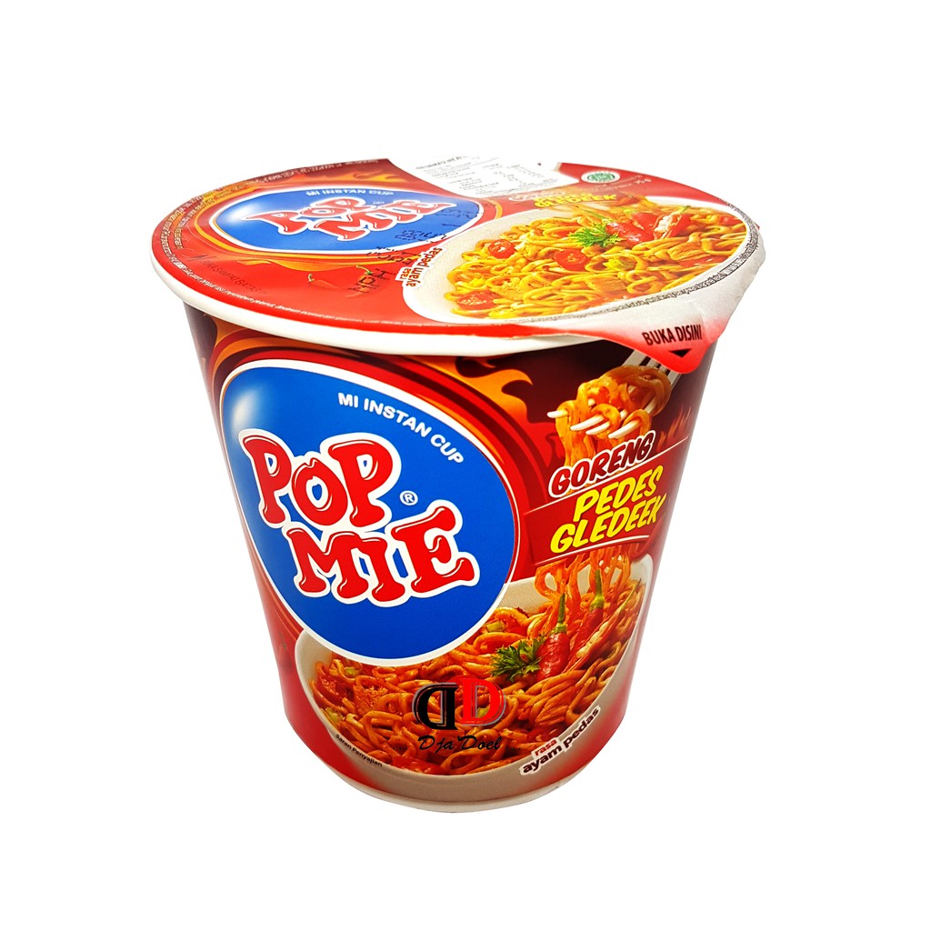 Mie Popmie / Pop Mie Goreng Pedes Gledek Pedas Mantap Asli Ready Stok