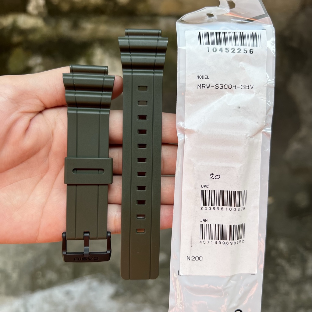Strap tali jam tangan casio MRW-S300H 3BV original band MRW S300H