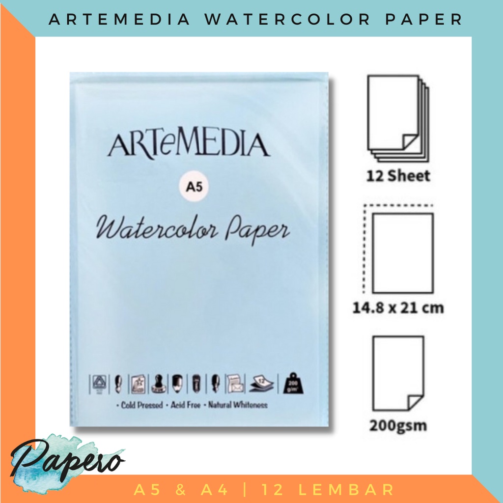 

Artemedia Watercolour Paper Kertas Cat Air