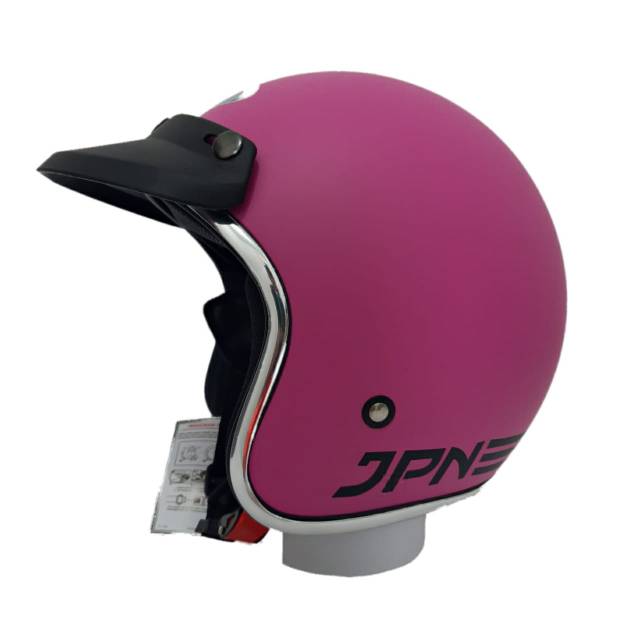 Helm JPN Retro Pink magenta Dof List Chrom