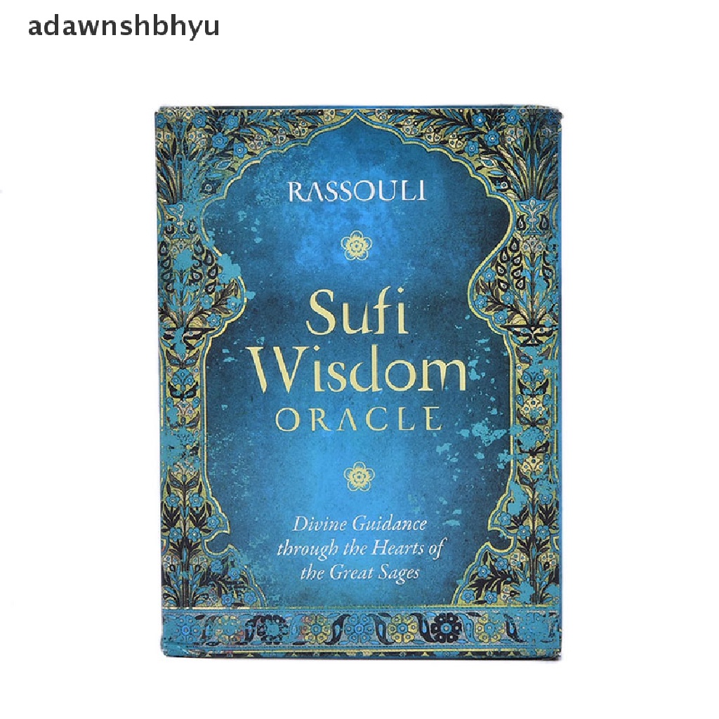 Adawnshbhyu Kartu Oracle Hikmah Sufi Tarot Card Kartu Main Game Pesta Deck 44 Kartu