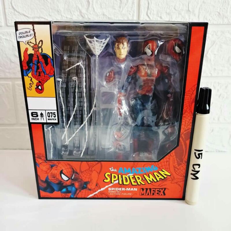 mainan figureMafex 075 comic The Amazing spiderman
recast mafex
detail artikulasi