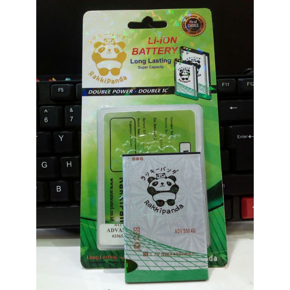 BAT BATERAI BATRE BATTERY OBEL POWER IC RAKKIPANDA ADVAN S50 EDISI 4G / S50 4G