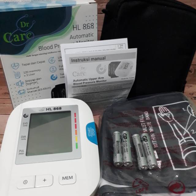 Alat tensi ukur tekanan darah digital dr care hl 868