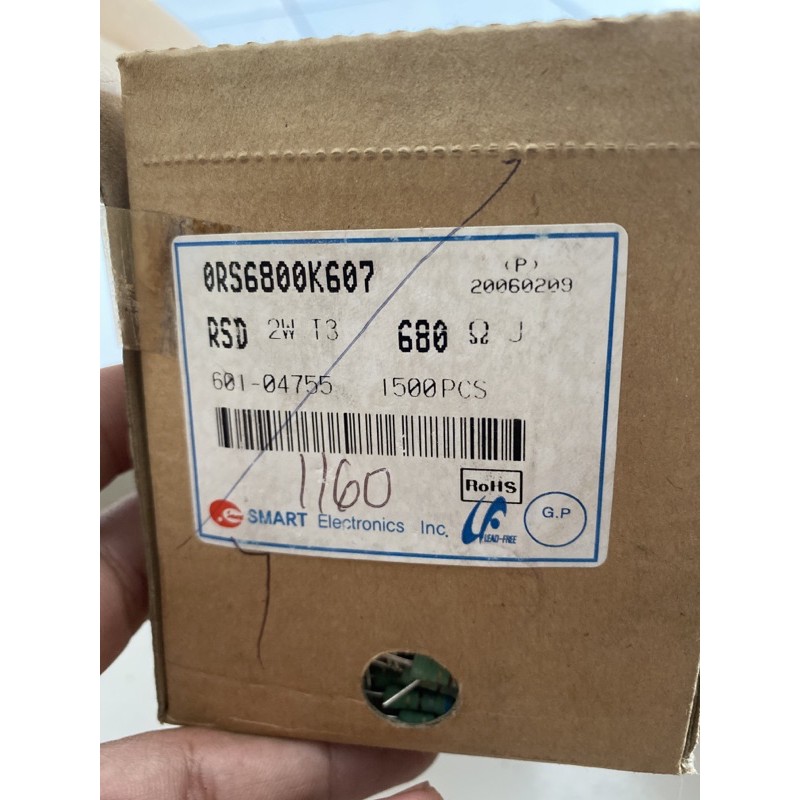 resistor 680ohm 2w japan