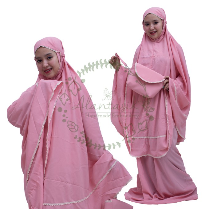 Alantasik - mukena wolfis jumbo lace R.12