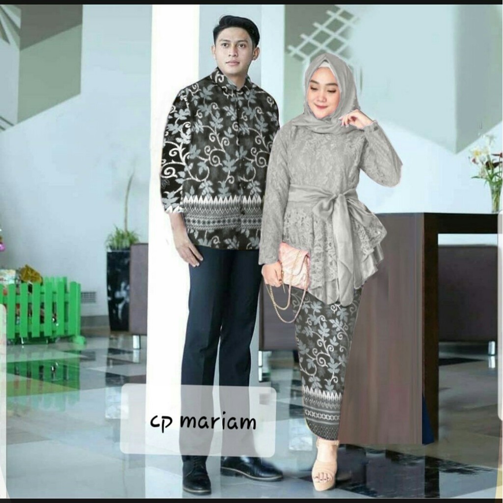 COUPLE MARIAM / COUPLE KINANTI / CP SET KEBAYA KINANTI 3 UKURAN