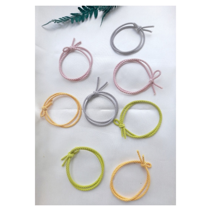 Gelang Tali Ulir Polos Gelang Tali Lilit Elastis