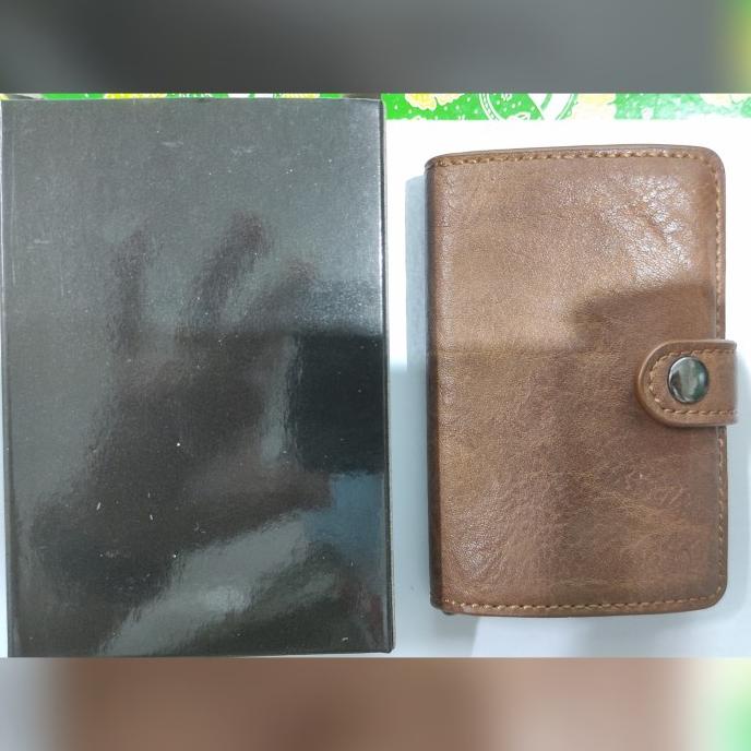 

Office & Stationery | Document Organizer | Tempat Kartu / Dompet Kartu / Smart Card Holder Leather -Hitam -Coklat | Best Seller