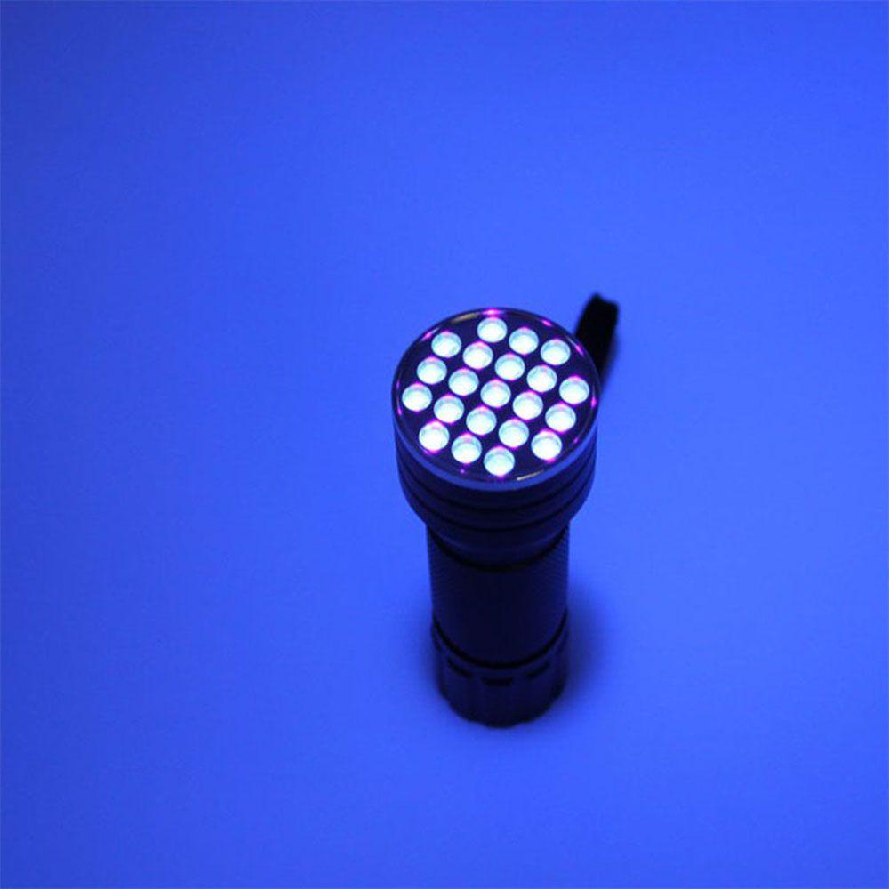 Lanfy Lampu Obor Aluminium Invisible Blacklight Baru High Quality 21led UV Ultra Violet