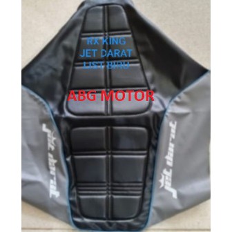 LAPIS KULIT JOK SADEL MODIF JET DARAT LIST BIRU RX KING
