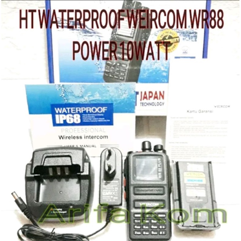 HT WEIRCOM WR88 PLUS WATERPROOF HT ANTI AIR WEIRCOM WR88 PLUS 10 WATT HT WEIRCOM WR88 POWER 10WATT S