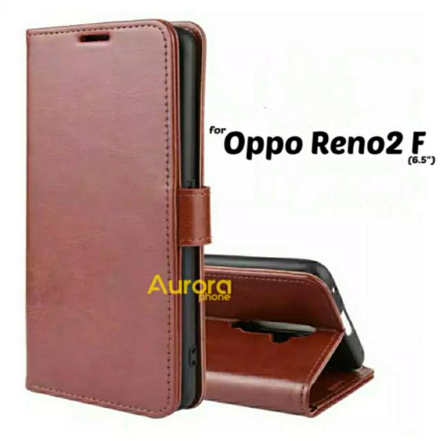 Flip Cove Oppo Reno 2F Wallet Leather Case Casing Kulit Dompet Reno2 F